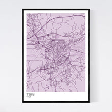 Load image into Gallery viewer, Terni City Map Print