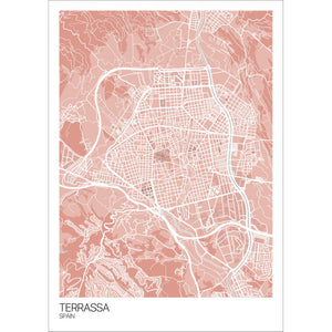 Map of Terrassa, Spain