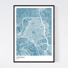 Load image into Gallery viewer, Terrassa City Map Print
