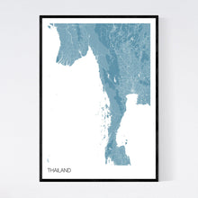 Load image into Gallery viewer, Thailand Country Map Print