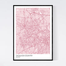 Load image into Gallery viewer, The Black Country Region Map Print