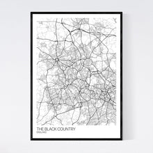 Load image into Gallery viewer, The Black Country Region Map Print