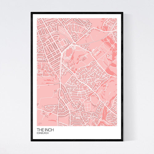 Map of The Inch, Edinburgh