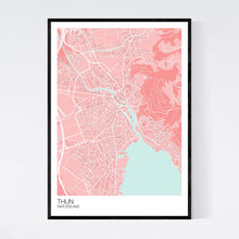 Load image into Gallery viewer, Thun City Map Print