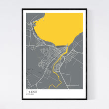 Load image into Gallery viewer, Thurso Town Map Print