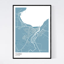 Load image into Gallery viewer, Thurso Town Map Print