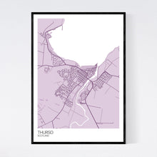 Load image into Gallery viewer, Thurso Town Map Print
