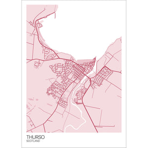 Map of Thurso, Scotland