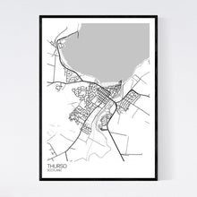 Load image into Gallery viewer, Thurso Town Map Print