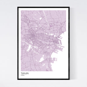 Map of Tianjin, China
