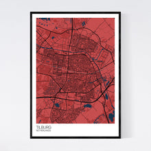 Load image into Gallery viewer, Map of Tilburg, Netherlands