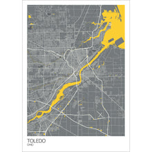 Load image into Gallery viewer, Map of Toledo, Ohio