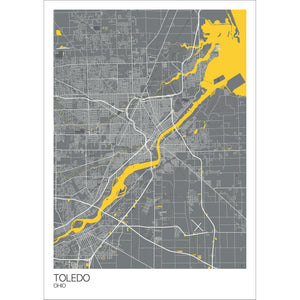 Map of Toledo, Ohio