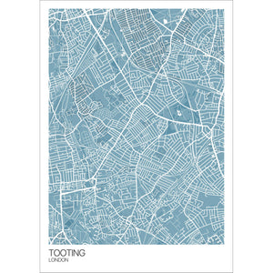 Map of Tooting, London