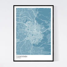 Load image into Gallery viewer, Toowoomba City Map Print