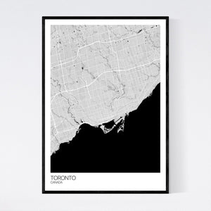 Toronto City Map Print