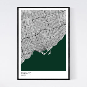 Toronto City Map Print