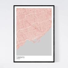 Load image into Gallery viewer, Toronto City Map Print