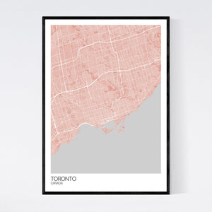 Toronto City Map Print