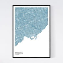 Load image into Gallery viewer, Toronto City Map Print