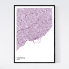 Load image into Gallery viewer, Toronto City Map Print