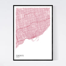 Load image into Gallery viewer, Toronto City Map Print