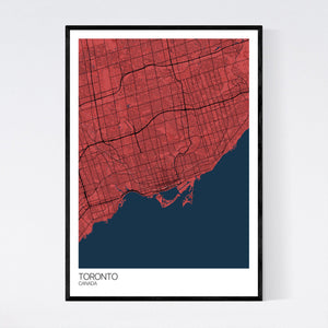 Toronto City Map Print