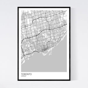 Toronto City Map Print