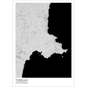 Map of Torquay, United Kingdom