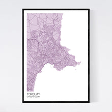 Load image into Gallery viewer, Torquay City Map Print