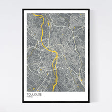 Load image into Gallery viewer, Toulouse City Map Print