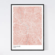 Load image into Gallery viewer, Toulouse City Map Print