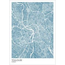 Load image into Gallery viewer, Map of Toulouse, France