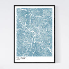 Load image into Gallery viewer, Map of Toulouse, France