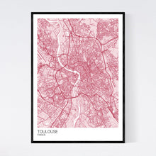 Load image into Gallery viewer, Toulouse City Map Print