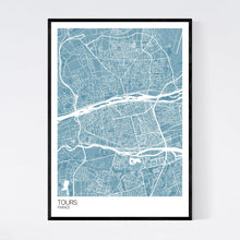 Load image into Gallery viewer, Tours City Map Print