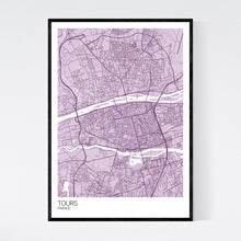 Load image into Gallery viewer, Tours City Map Print