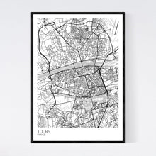 Load image into Gallery viewer, Tours City Map Print