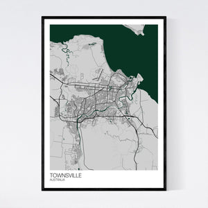 Townsville City Map Print