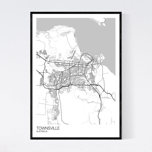 Map of Townsville, Australia