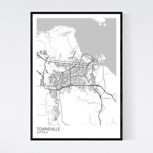 Map of Townsville, Australia