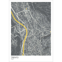 Load image into Gallery viewer, Map of Trento, Italy