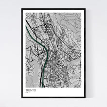 Load image into Gallery viewer, Trento City Map Print
