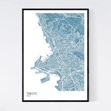 Load image into Gallery viewer, Trieste City Map Print