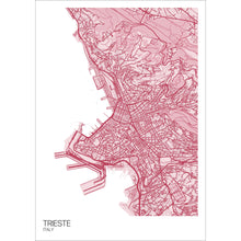 Load image into Gallery viewer, Map of Trieste, Italy
