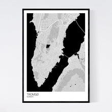 Load image into Gallery viewer, Tromsø City Map Print