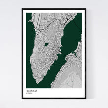 Load image into Gallery viewer, Tromsø City Map Print
