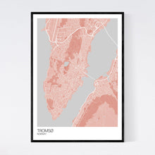 Load image into Gallery viewer, Tromsø City Map Print