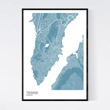 Load image into Gallery viewer, Tromsø City Map Print