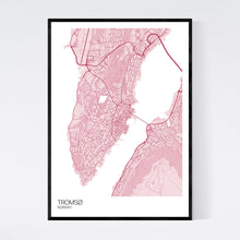 Load image into Gallery viewer, Tromsø City Map Print